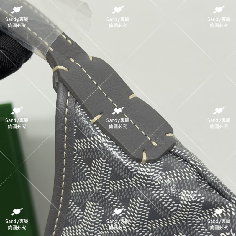Goyard hobo 灰色 全新全配-7
