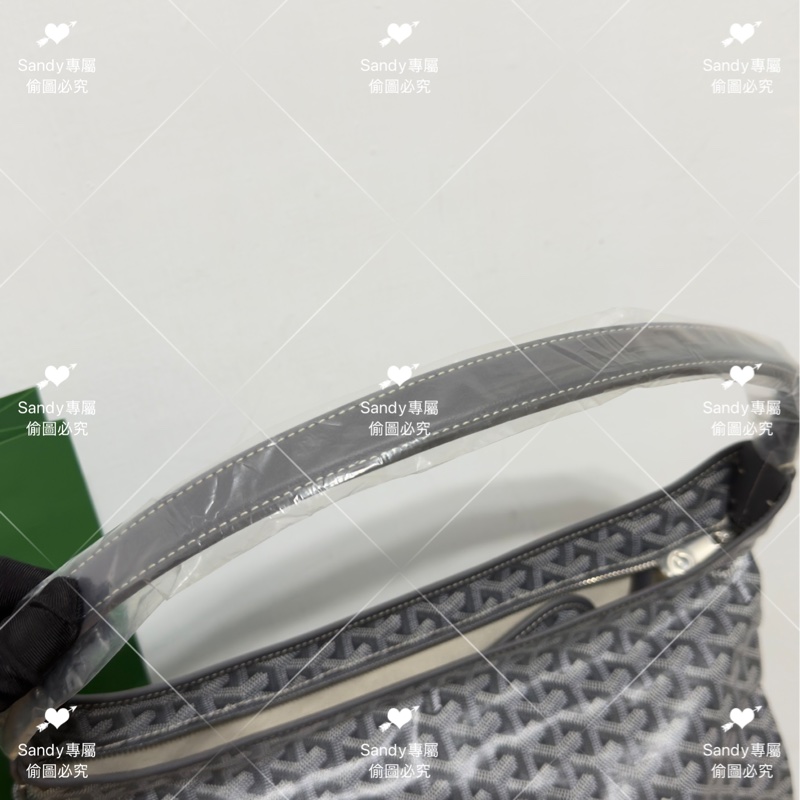 Goyard hobo 灰色 全新全配-14