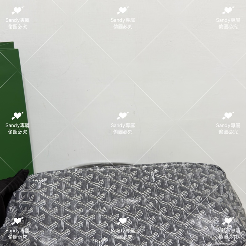 Goyard hobo 灰色 全新全配-17