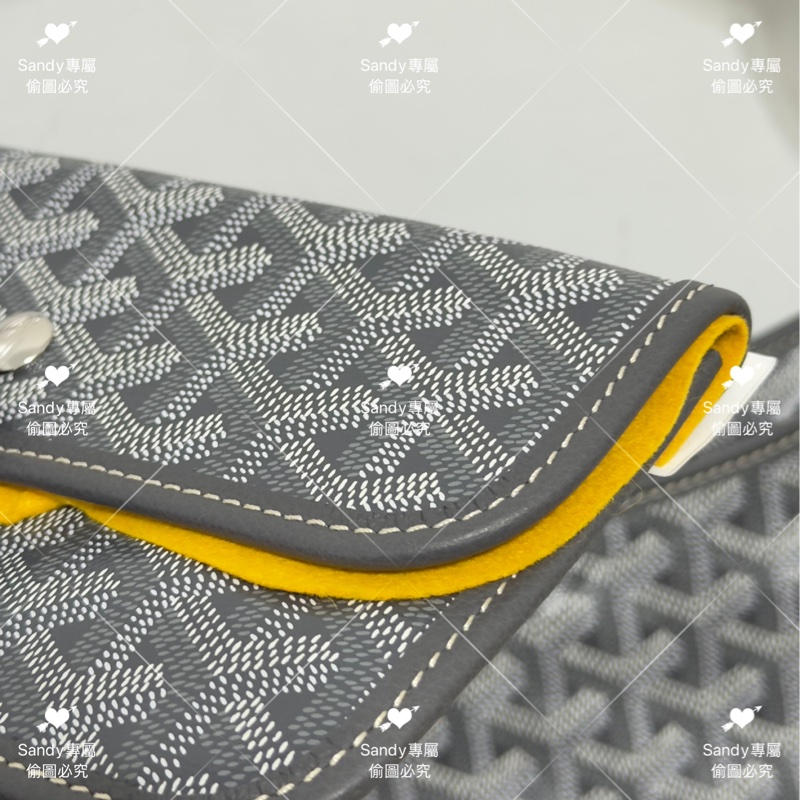 Goyard hobo 灰色 全新全配-21