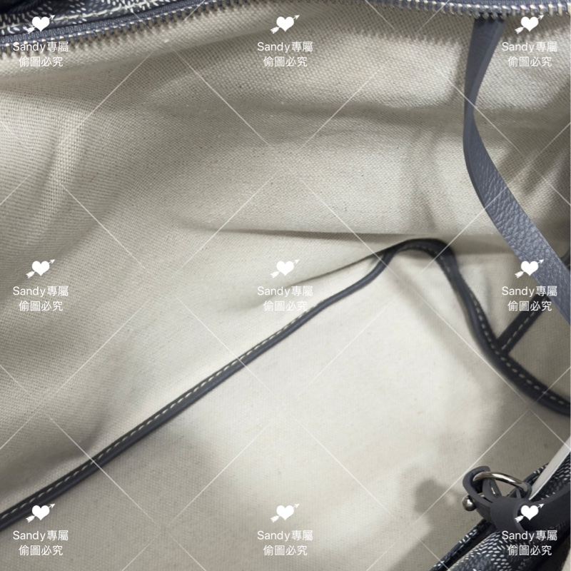 Goyard hobo 灰色 全新全配-27