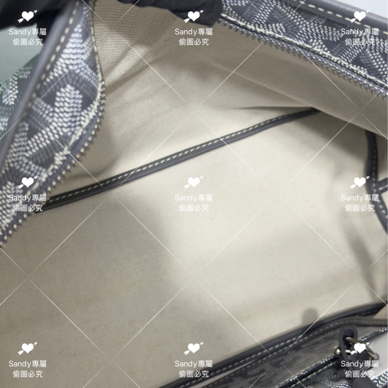 Goyard hobo 灰色 全新全配-31