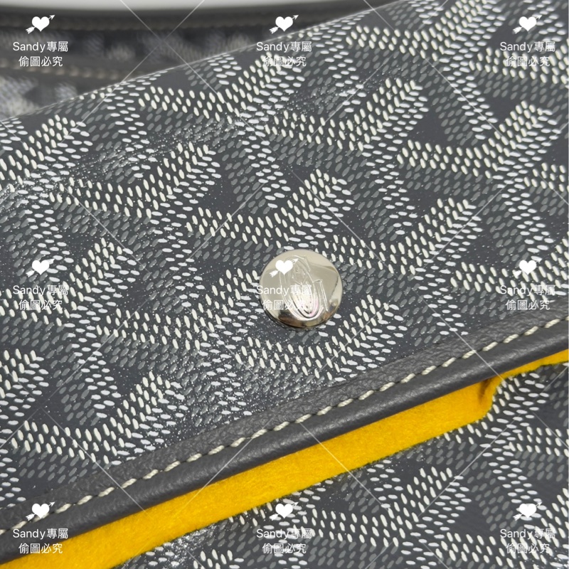 Goyard hobo 灰色 全新全配-36