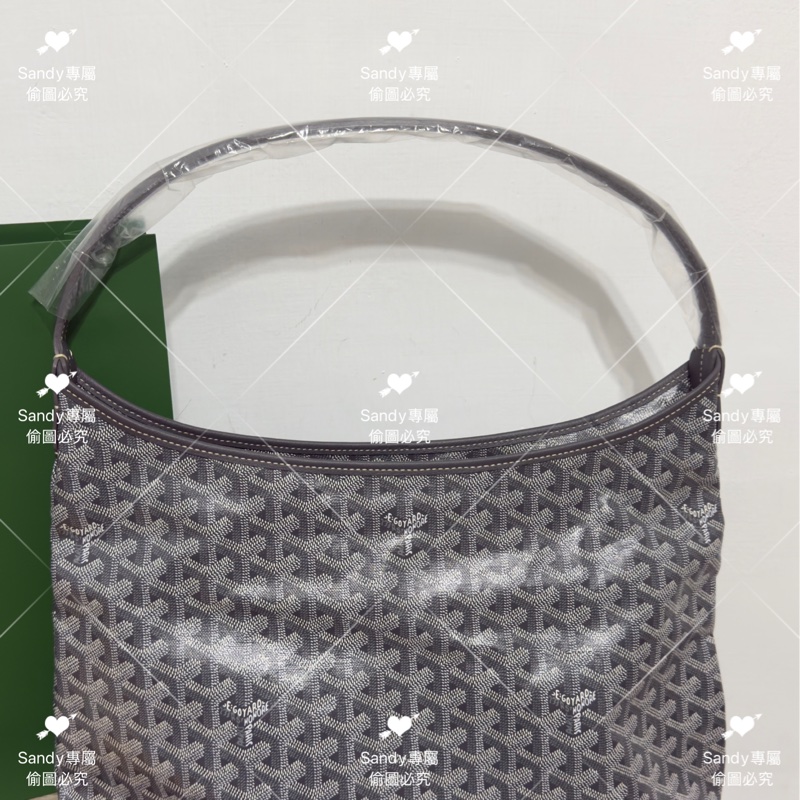 Goyard hobo 灰色 全新全配-39