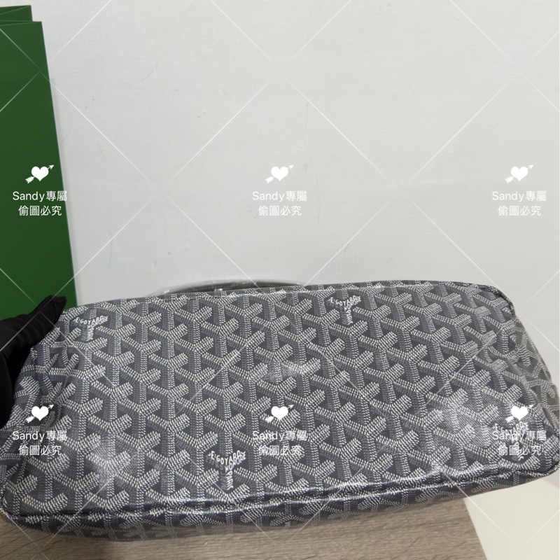 Goyard hobo 灰色 全新全配-44