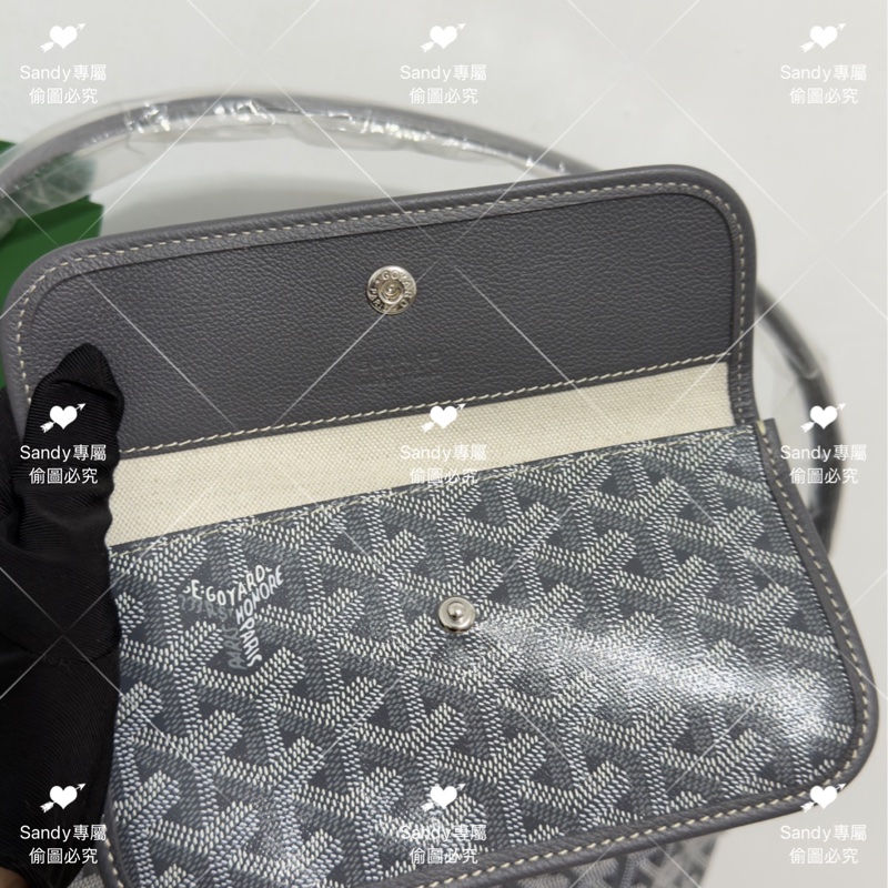 Goyard hobo 灰色 全新全配-46