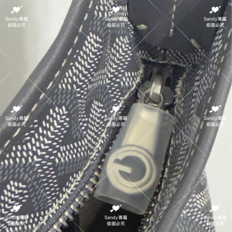 Goyard hobo 灰色 全新全配-49