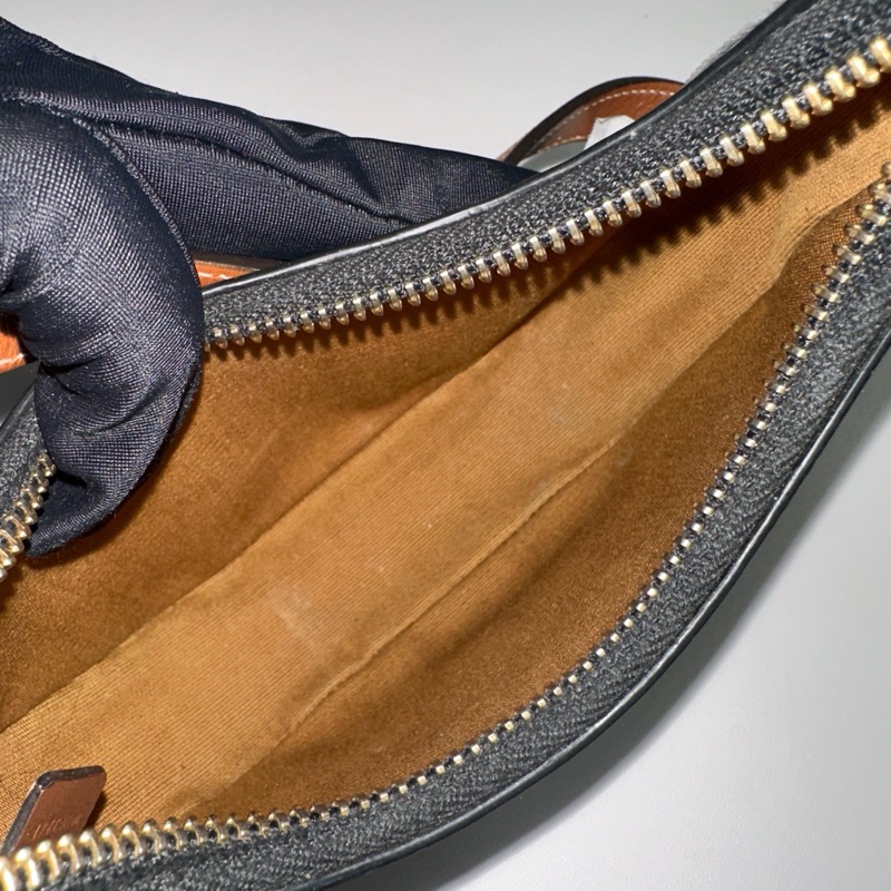 Celine/賽琳ava凱旋門老花迷你豌豆手提單肩腋下包-8