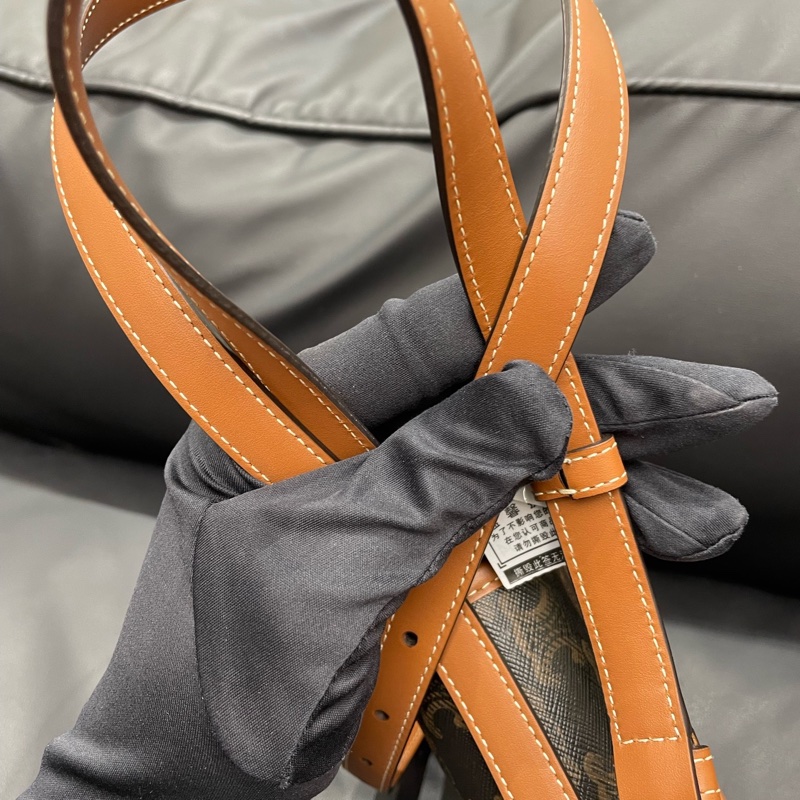 賽琳/Celine BESACE迷你牛皮革包邊 單肩斜挎包-7