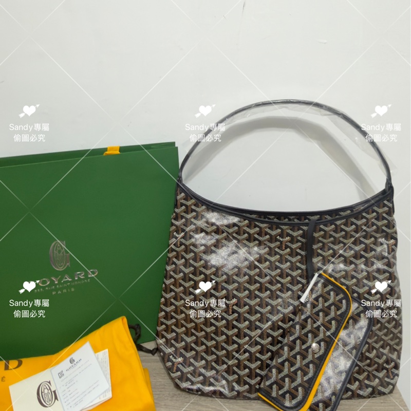 Goyard hobo 黑色 全新全配-19