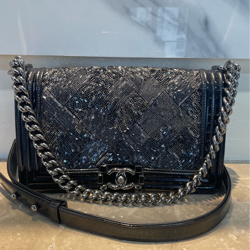 Chanel Leboy 特別款中號漆皮-1