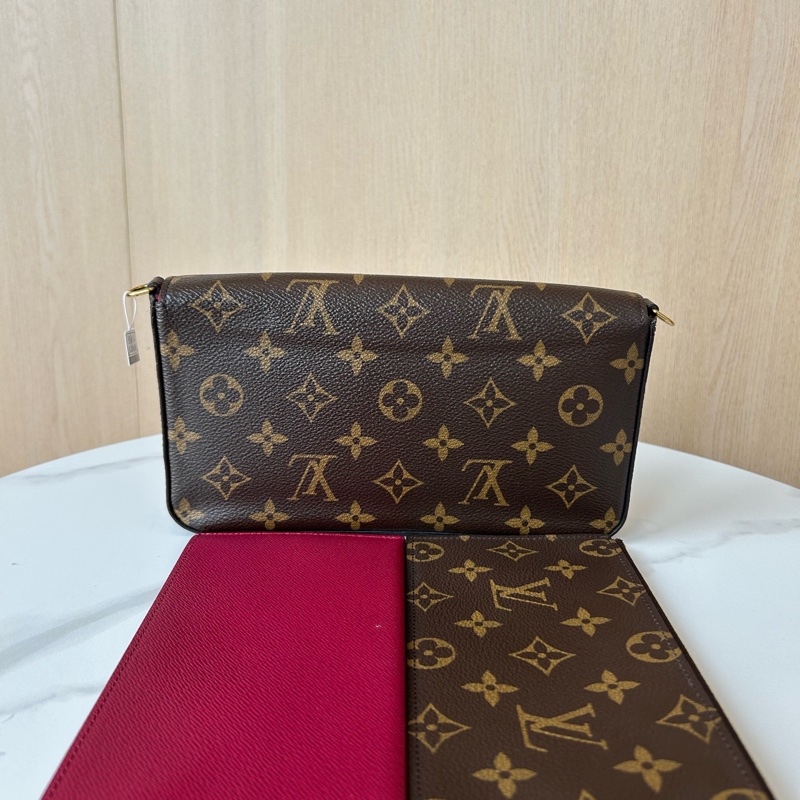 LV 路易威登 經典老花三合一鏈條包 20年編碼-1