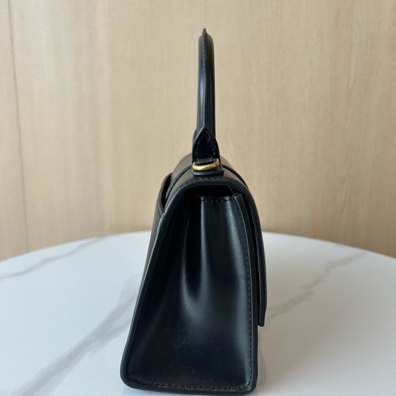Balenciaga 巴黎世家 黑金沙漏包手提單肩斜挎包-2
