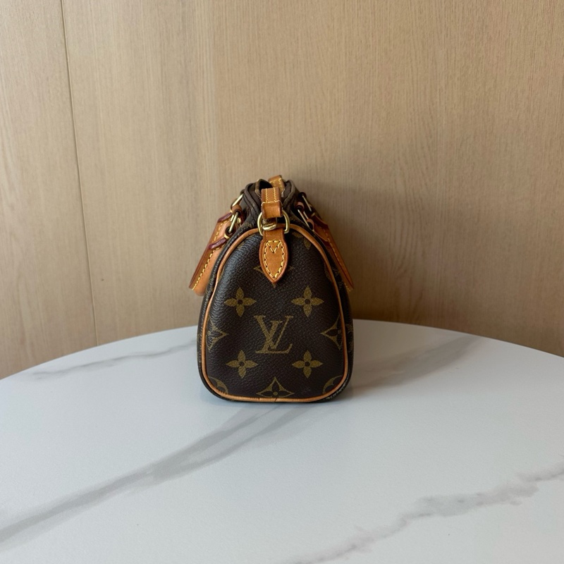 LV/路易威登 Speedy Nano老花枕頭包老款 18年-2