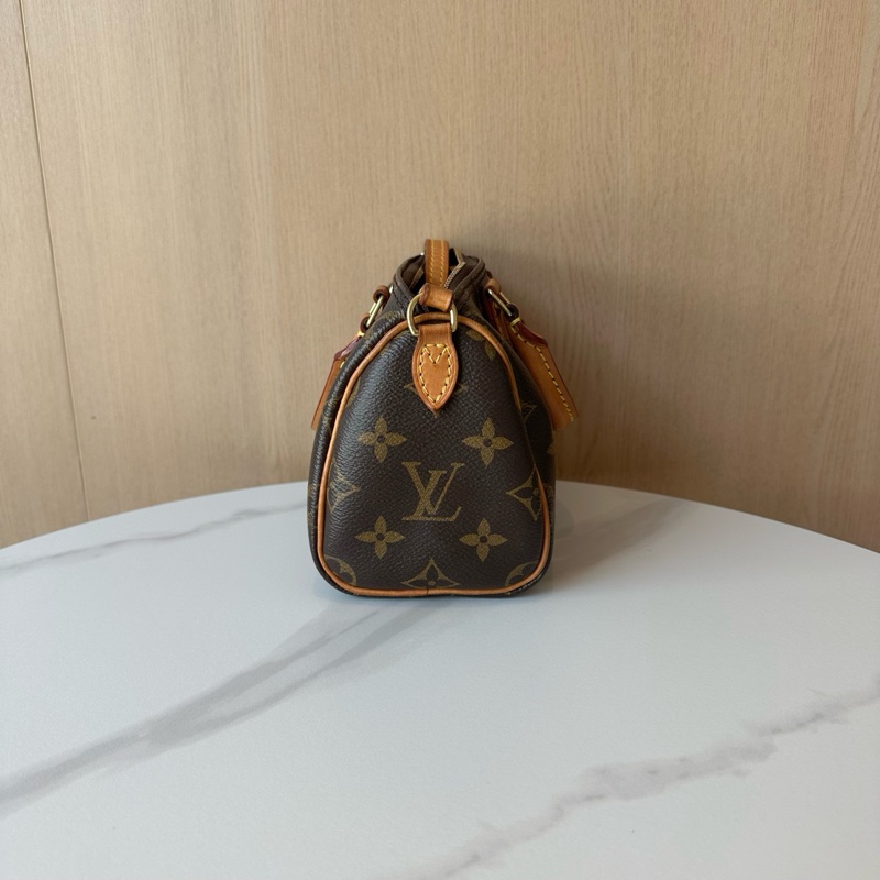 LV/路易威登 Speedy Nano老花枕頭包老款 18年-3
