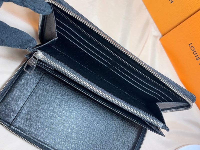 🔥近新美品 LV 路易威登 Louis Vuitton 黑棋盤格拉鏈12卡大長夾-5