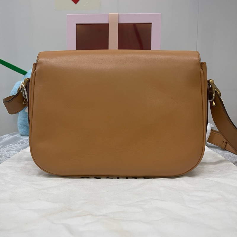 賽琳/Celine 奶茶色單肩包。-1