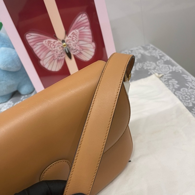 賽琳/Celine 奶茶色單肩包。-7