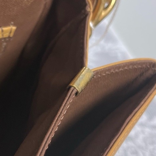 賽琳/Celine 奶茶色單肩包。-9