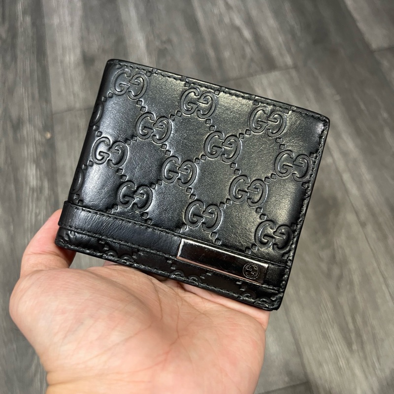 Gucci 滿印折疊錢包-1