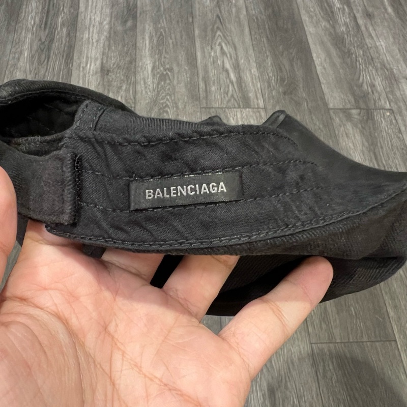 巴黎世家3B 前後logo 鴨舌帽L碼-5