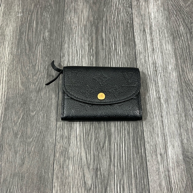 Lv 滿印壓紋 摺疊錢包-0