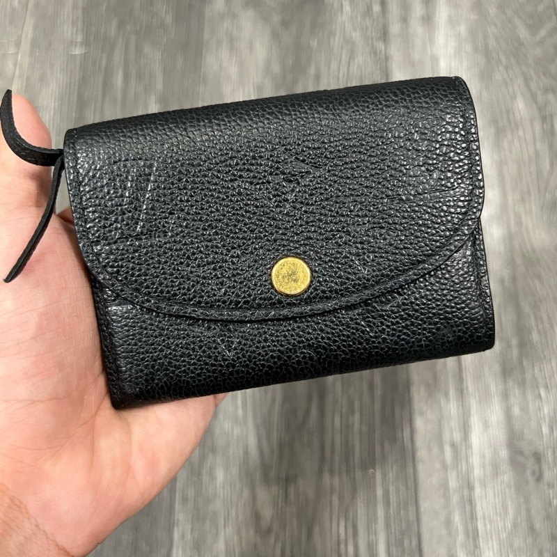 Lv 滿印壓紋 摺疊錢包-2