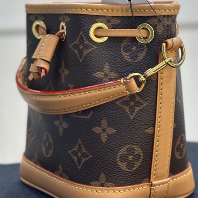 🍓Louis Vuitton路易威登老花Nano neo mini 小水桶單肩斜挎包-12