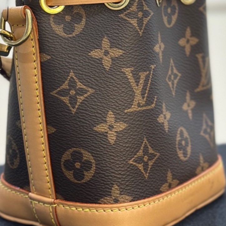 🍓Louis Vuitton路易威登老花Nano neo mini 小水桶單肩斜挎包-13