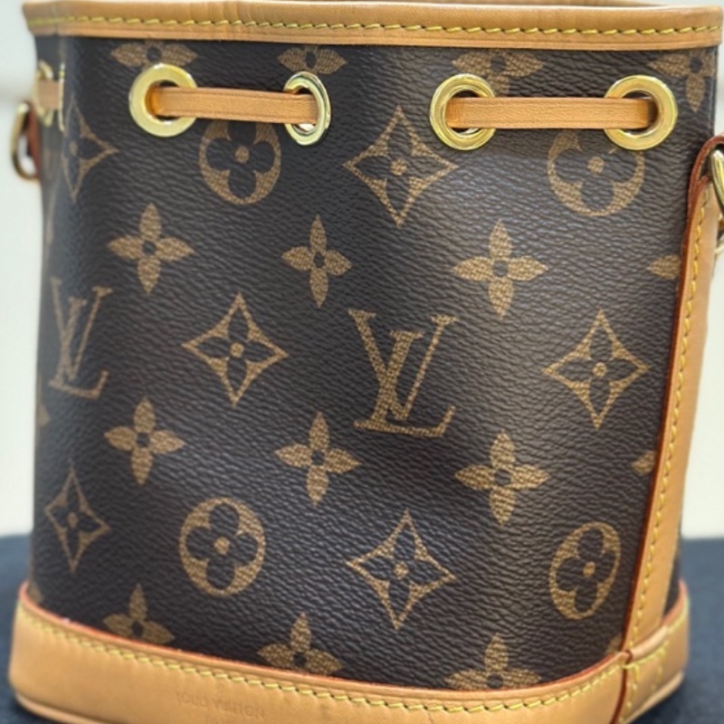 🍓Louis Vuitton路易威登老花Nano neo mini 小水桶單肩斜挎包-14