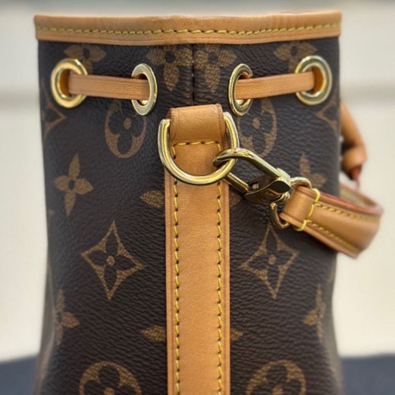 🍓Louis Vuitton路易威登老花Nano neo mini 小水桶單肩斜挎包-15