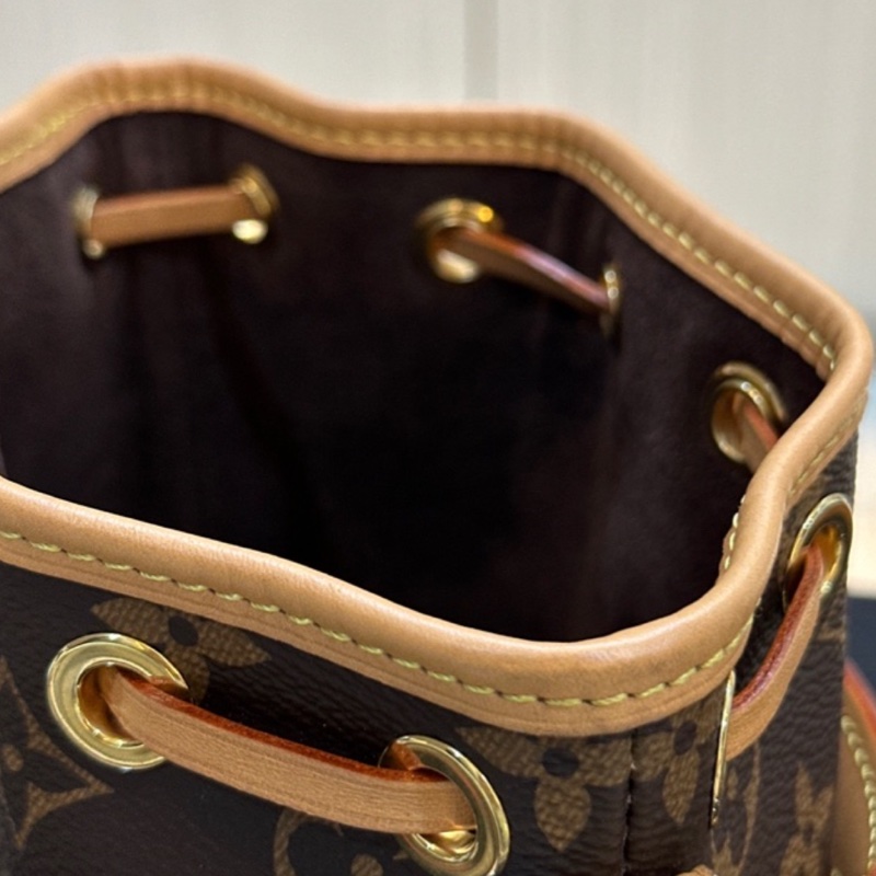 🍓Louis Vuitton路易威登老花Nano neo mini 小水桶單肩斜挎包-30