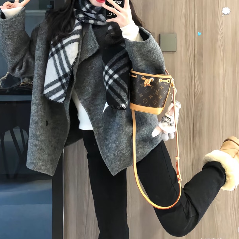 🍓Louis Vuitton路易威登老花Nano neo mini 小水桶單肩斜挎包-45