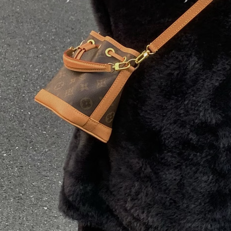 🍓Louis Vuitton路易威登老花Nano neo mini 小水桶單肩斜挎包-47