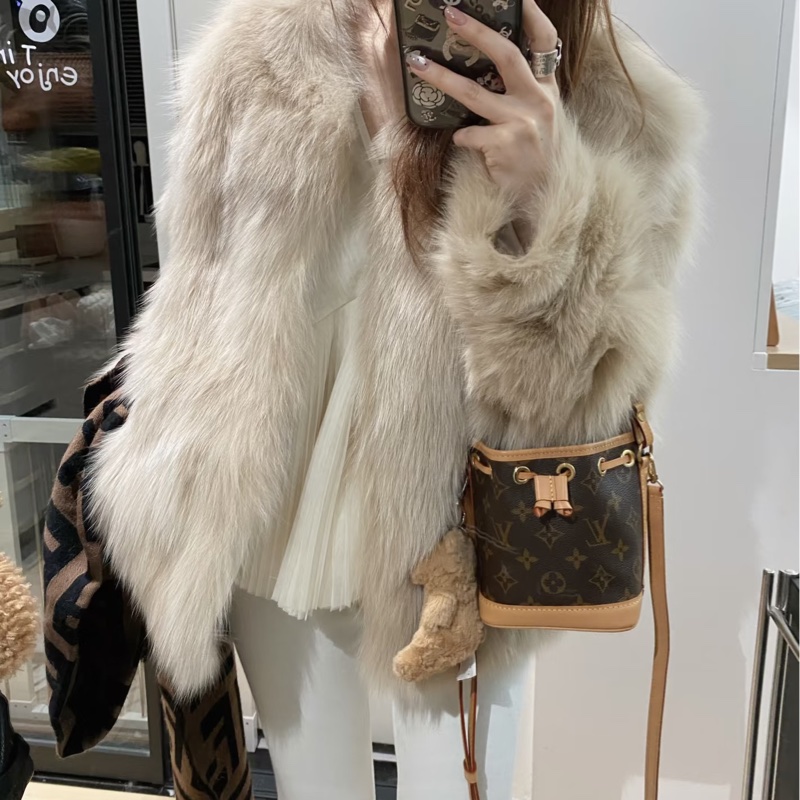 🍓Louis Vuitton路易威登老花Nano neo mini 小水桶單肩斜挎包-50