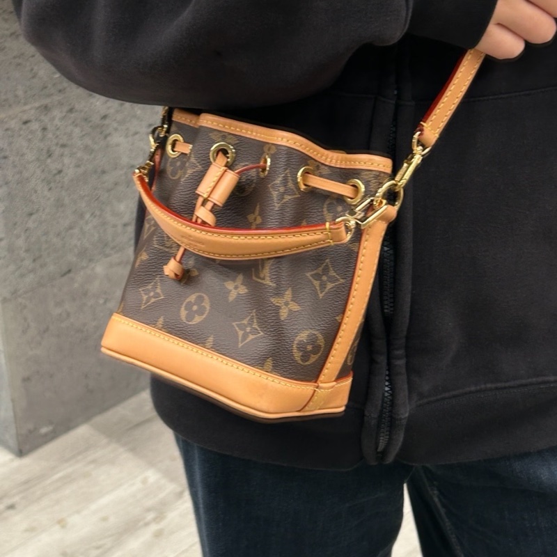 🍓Louis Vuitton路易威登老花Nano neo mini 小水桶單肩斜挎包-55