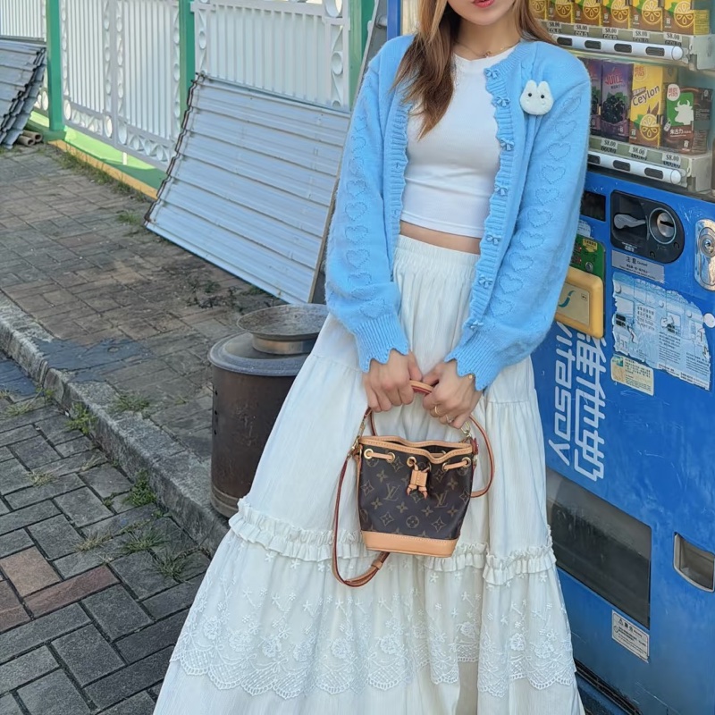 🍓Louis Vuitton路易威登老花Nano neo mini 小水桶單肩斜挎包-57