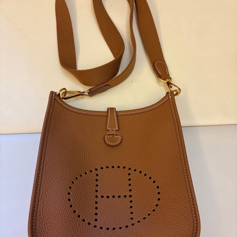 Hermes mini Evelyn 金棕色-1