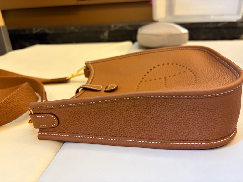 Hermes mini Evelyn 金棕色-5