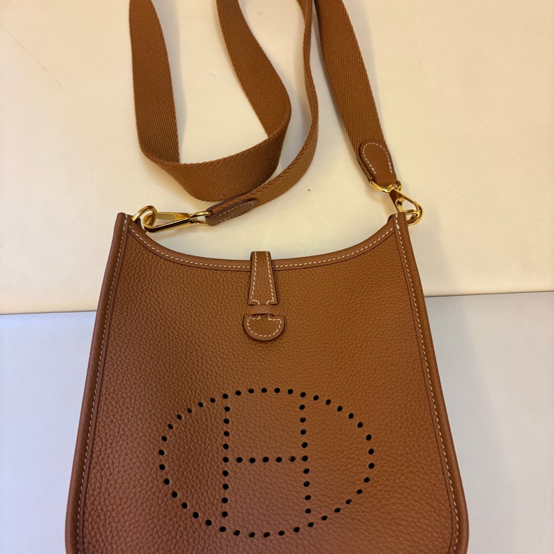 Hermes mini Evelyn 金棕色-6