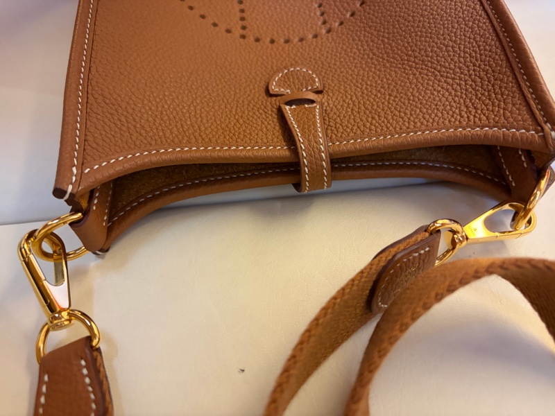 Hermes mini Evelyn 金棕色-8
