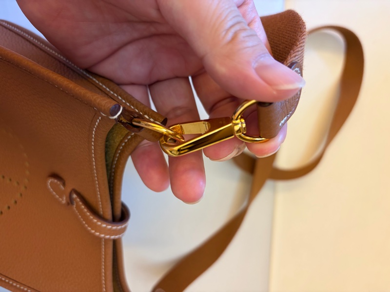 Hermes mini Evelyn 金棕色-11