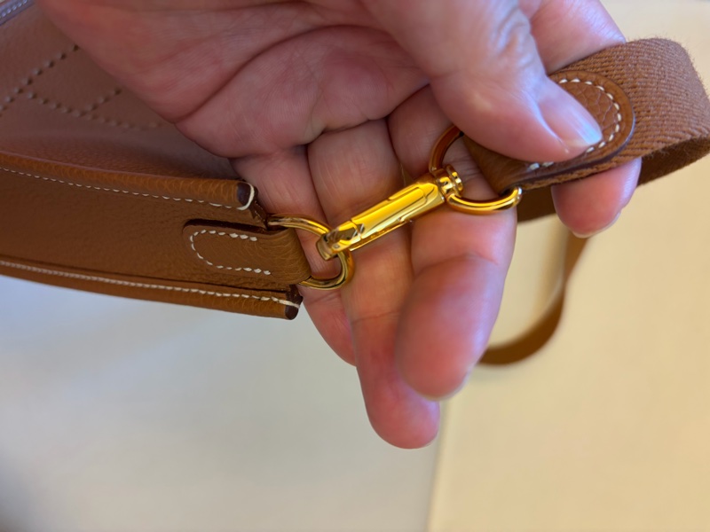 Hermes mini Evelyn 金棕色-12
