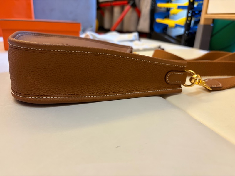 Hermes mini Evelyn 金棕色-14