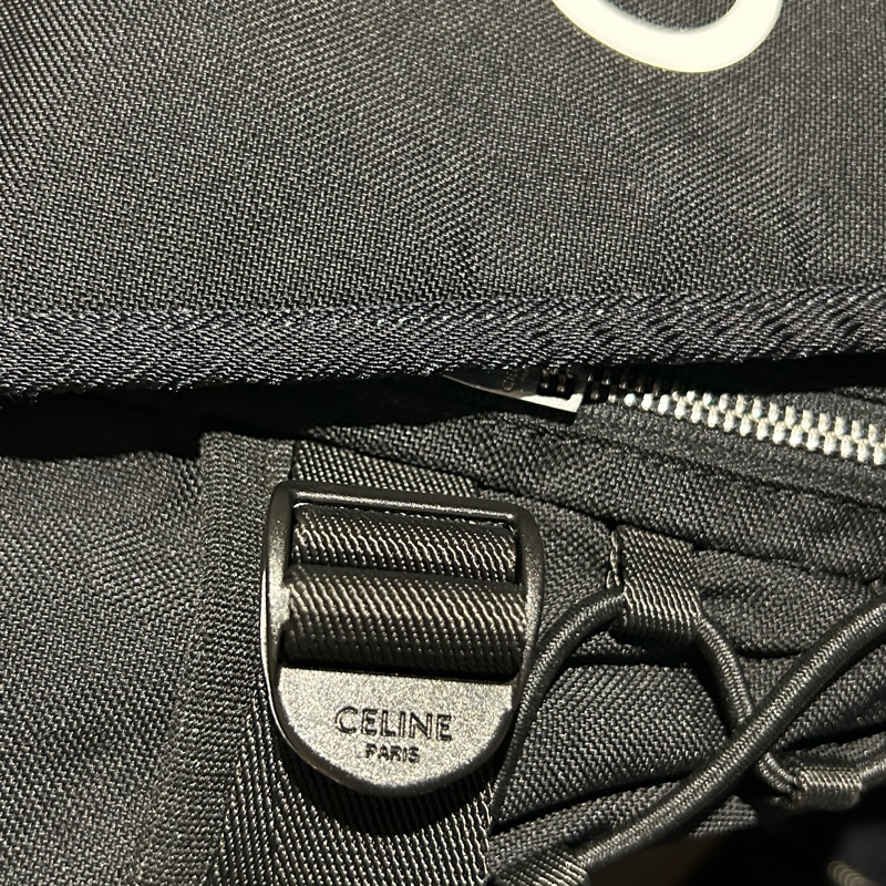 CELINE 郵差袋 登山袋 斜背包 尼龍 MEDIUM MESSENGER TREKKING IN NYLON WITH CELINE PRINT-5