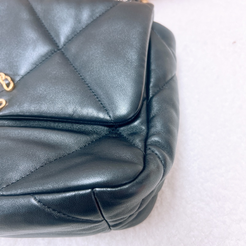 Chanel 19 黑色小號翻蓋包26cm-3