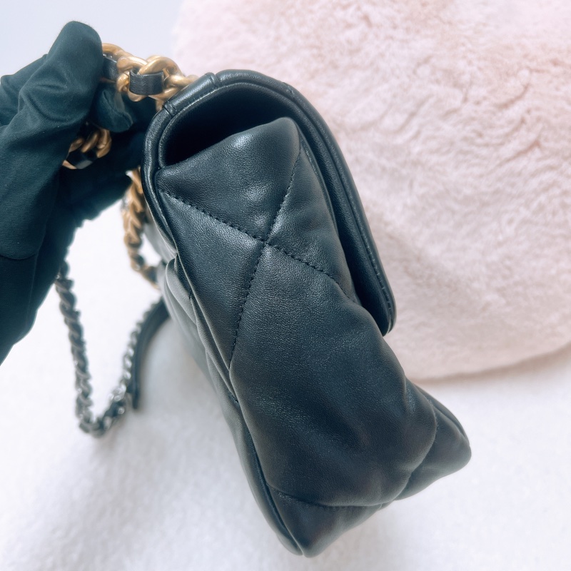 Chanel 19 黑色小號翻蓋包26cm-5