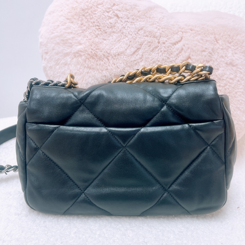 Chanel 19 黑色小號翻蓋包26cm-6