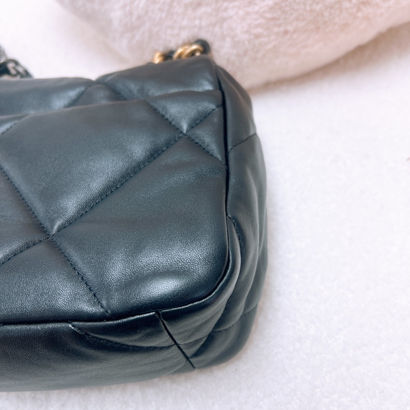 Chanel 19 黑色小號翻蓋包26cm-7