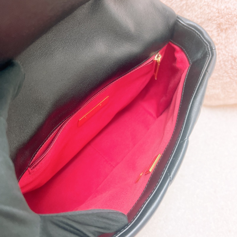 Chanel 19 黑色小號翻蓋包26cm-15